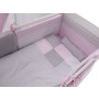 Lenjerie MyKids Dots Pink-Grey 11 Piese 120x60 cm - 4