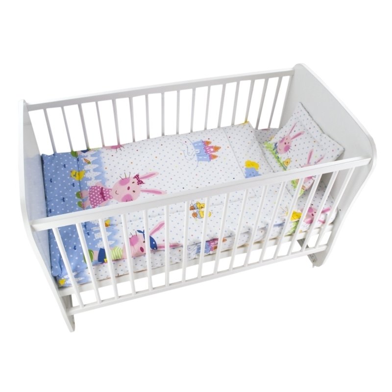 Mykids - lenjerie 3 piese funny bunny 120x60 cm