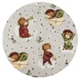 Lenjerie patut cu 3 piese, MimiNu, Cu cearceaf 120x60 cm, Din bumbac certificat Oeko Tex Standard 100, Cu pilota si husa pilota, 135x100 cm, Design, Teddy Bear On Moon - 3