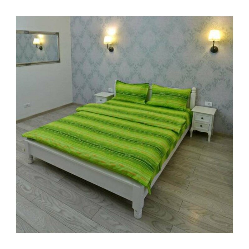 Lenjerie pentru 2 persoane Somnart Ultrasleep, bumbac 100%, verde