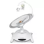 Balansoar, Lionelo, Bella, Multifunctional, Electric, Scaun reglabil, Ecran tactil si telecomanda, 6 miscari unice, 5 viteze, Cu melodii, Gri - 9