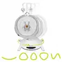 Balansoar, Lionelo, Bella, Multifunctional, Electric, Scaun reglabil, Ecran tactil si telecomanda, 6 miscari unice, 5 viteze, Cu melodii, Gri - 17