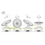 Balansoar, Lionelo, Bella, Multifunctional, Electric, Scaun reglabil, Ecran tactil si telecomanda, 6 miscari unice, 5 viteze, Cu melodii, Gri - 18