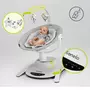 Balansoar, Lionelo, Bella, Multifunctional, Electric, Scaun reglabil, Ecran tactil si telecomanda, 6 miscari unice, 5 viteze, Cu melodii, Gri - 19