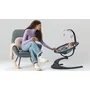 Balansoar si sezlong, Lionelo, Rina, 2 in 1, Electric, Cu rotire 360 °, Cu telecomanda si cablu USB, Cu 2 directii de balansare si 5 niveluri de viteza, Cu 12 melodii, Gri - 6
