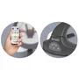 Balansoar si sezlong, Lionelo, Rina, 2 in 1, Electric, Cu rotire 360 °, Cu telecomanda si cablu USB, Cu 2 directii de balansare si 5 niveluri de viteza, Cu 12 melodii, Gri - 18