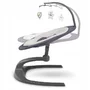 Balansoar si sezlong, Lionelo, Rina, 2 in 1, Electric, Cu rotire 360 °, Cu telecomanda si cablu USB, Cu 2 directii de balansare si 5 niveluri de viteza, Cu 12 melodii, Gri - 21