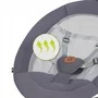 Balansoar si sezlong, Lionelo, Rina, 2 in 1, Electric, Cu rotire 360 °, Cu telecomanda si cablu USB, Cu 2 directii de balansare si 5 niveluri de viteza, Cu 12 melodii, Gri - 24