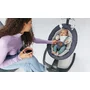 Balansoar si sezlong, Lionelo, Rina, 2 in 1, Electric, Cu rotire 360 °, Cu telecomanda si cablu USB, Cu 2 directii de balansare si 5 niveluri de viteza, Cu 12 melodii, Gri - 10