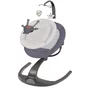 Balansoar si sezlong, Lionelo, Rina, 2 in 1, Electric, Cu rotire 360 °, Cu telecomanda si cablu USB, Cu 2 directii de balansare si 5 niveluri de viteza, Cu 12 melodii, Gri - 26