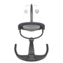 Balansoar si sezlong, Lionelo, Rina, 2 in 1, Electric, Cu rotire 360 °, Cu telecomanda si cablu USB, Cu 2 directii de balansare si 5 niveluri de viteza, Cu 12 melodii, Gri - 30