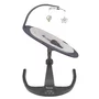 Balansoar si sezlong, Lionelo, Rina, 2 in 1, Electric, Cu rotire 360 °, Cu telecomanda si cablu USB, Cu 2 directii de balansare si 5 niveluri de viteza, Cu 12 melodii, Gri - 31