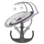 Balansoar si sezlong, Lionelo, Rina, 2 in 1, Electric, Cu rotire 360 °, Cu telecomanda si cablu USB, Cu 2 directii de balansare si 5 niveluri de viteza, Cu 12 melodii, Gri - 33