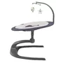 Balansoar si sezlong, Lionelo, Rina, 2 in 1, Electric, Cu rotire 360 °, Cu telecomanda si cablu USB, Cu 2 directii de balansare si 5 niveluri de viteza, Cu 12 melodii, Gri - 35