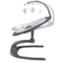 Balansoar si sezlong, Lionelo, Rina, 2 in 1, Electric, Cu rotire 360 °, Cu telecomanda si cablu USB, Cu 2 directii de balansare si 5 niveluri de viteza, Cu 12 melodii, Gri - 36