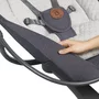 Balansoar si sezlong, Lionelo, Rina, 2 in 1, Electric, Cu rotire 360 °, Cu telecomanda si cablu USB, Cu 2 directii de balansare si 5 niveluri de viteza, Cu 12 melodii, Gri - 38
