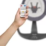 Balansoar si sezlong, Lionelo, Rina, 2 in 1, Electric, Cu rotire 360 °, Cu telecomanda si cablu USB, Cu 2 directii de balansare si 5 niveluri de viteza, Cu 12 melodii, Gri - 43