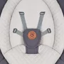 Balansoar si sezlong, Lionelo, Rina, 2 in 1, Electric, Cu rotire 360 °, Cu telecomanda si cablu USB, Cu 2 directii de balansare si 5 niveluri de viteza, Cu 12 melodii, Gri - 45