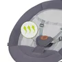 Balansoar si sezlong, Lionelo, Rina, 2 in 1, Electric, Cu rotire 360 °, Cu telecomanda si cablu USB, Cu 2 directii de balansare si 5 niveluri de viteza, Cu 12 melodii, Gri - 53