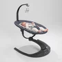 Balansoar si sezlong, Lionelo, Rina, 2 in 1, Electric, Cu rotire 360 °, Cu telecomanda si cablu USB, Cu 2 directii de balansare si 5 niveluri de viteza, Cu 12 melodii, Gri - 15