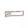 Protectie laterala pat, Lionelo, Eva, Cu buzunar accesorii, 150x35 cm, Conform cu standardul european de securitate BS7072, Bej - 1
