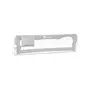 Protectie laterala pat, Lionelo, Eva, Cu buzunar accesorii, 150x35 cm, Conform cu standardul european de securitate BS7072, Gri