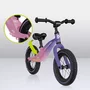 Bicicleta fara pedale, Lionelo, Bart Air, Usoara, Cu roti gonflabile, Cu cadru din magneziu, Cu ghidon si sa reglabile, Greutate 3.8 Kg, 12 inch, Conform cu standardul european de securitate EN71, Pink Violet - 23
