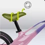 Bicicleta fara pedale, Lionelo, Bart Air, Usoara, Cu roti gonflabile, Cu cadru din magneziu, Cu ghidon si sa reglabile, Greutate 3.8 Kg, 12 inch, Conform cu standardul european de securitate EN71, Pink Violet - 24
