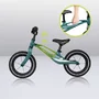 Bicicleta fara pedale, Lionelo, Bart Air, Usoara, Cu roti gonflabile, Cu cadru din magneziu, Cu ghidon si sa reglabile, Greutate 3.8 Kg, 12 inch, Conform cu standardul european de securitate EN71, Green Forest - 21