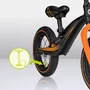 Bicicleta fara pedale, Lionelo, Bart Air, Usoara, Cu roti gonflabile, Cu cadru din magneziu, Cu ghidon si sa reglabile, Greutate 3.8 Kg, 12 inch, Conform cu standardul european de securitate EN71, Negru - 19