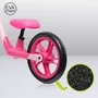 Bicicleta fara pedale, Lionelo, Alex, Usoara, Cu ghidon si sa reglabile, Greutate 3.3 Kg, Cu roti din spuma EVA, 12 inch, Bubblegum - 18