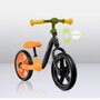 Bicicleta fara pedale, Lionelo, Alex, Usoara, Cu ghidon si sa reglabile, Greutate 3.3 Kg, Cu roti din spuma EVA, 12 inch, Orange - 13