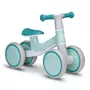 Bicicleta fara pedale, Lionelo, Villy, Cu 4 roti, Din spuma EVA si TPR, Stabila, Manere moi, antiderapante, 12- 36 luni, Sustine pana la 30 kg, Certificata EN 71-1:2014, EN 71-2:2011, EN 71-3:2019, Verde turcoaz - 4