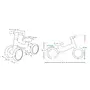 Bicicleta fara pedale, Lionelo, Villy, Cu 4 roti, Din spuma EVA si TPR, Stabila, Manere moi, antiderapante, 12- 36 luni, Sustine pana la 30 kg, Certificata EN 71-1:2014, EN 71-2:2011, EN 71-3:2019, Verde turcoaz - 25