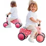 Bicicleta fara pedale, Lionelo, Sammy, Cu 4 roti, Din spuma EVA, Stabila, Manere moi, antiderapante, 12- 36 luni, Greutate maxima suportata 25 kg, Certificata EN 71-1:2014, EN 71-2:2011, EN 71-3:2019, Roz - 14