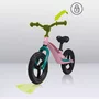 Bicicleta fara pedale, Lionelo, Bart Tour, Usoara, Cu cadru din magneziu, 3.3 Kg, 12 inch, Conform cu standardul european de securitate EN71, Pink Bubblegum - 10
