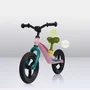 Bicicleta fara pedale, Lionelo, Bart Tour, Usoara, Cu cadru din magneziu, 3.3 Kg, 12 inch, Conform cu standardul european de securitate EN71, Pink Bubblegum - 16