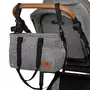 Carucior 2 in 1, Lionelo, Mari Tour, Cu landou individual si salteluta moale, Reversibil, Maner ajustabil, Plasa de tantari, Husa de picioare, Geanta parinti, 22 kg, Conform cu standardele europene de securitate EN1888 si EN1466, Gri - 20