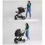 Carucior 2 in 1, Lionelo, Mari Tour, Cu landou individual si salteluta moale, Reversibil, Maner ajustabil, Plasa de tantari, Husa de picioare, Geanta parinti, 22 kg, Conform cu standardele europene de securitate EN1888 si EN1466, Gri - 11