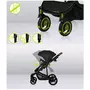 Carucior 2 in 1, Lionelo, Mari Tour, Cu landou individual si salteluta moale, Reversibil, Maner ajustabil, Plasa de tantari, Husa de picioare, Geanta parinti, 22 kg, Conform cu standardele europene de securitate EN1888 si EN1466, Gri - 18