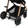 Carucior 2 in 1, Lionelo, Amber, Cadru aluminiu, Cu landou intarit si salteluta moale, Reversibil, Maner ajustabil, Huse pentru picioare, ploaie, Plasa de tantari, Geanta parinti, Pana la 22 kg, EN1888-1, EN1888-2, EN1466, Negru - 19
