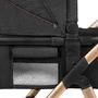 Carucior 2 in 1, Lionelo, Amber, Cadru aluminiu, Cu landou intarit si salteluta moale, Reversibil, Maner ajustabil, Huse pentru picioare, ploaie, Plasa de tantari, Geanta parinti, Pana la 22 kg, EN1888-1, EN1888-2, EN1466, Negru - 25