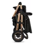Carucior 2 in 1, Lionelo, Amber, Cadru aluminiu, Cu landou intarit si salteluta moale, Reversibil, Maner ajustabil, Huse pentru picioare, ploaie, Plasa de tantari, Geanta parinti, Pana la 22 kg, EN1888-1, EN1888-2, EN1466, Negru - 28
