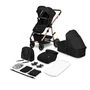 Carucior 2 in 1, Lionelo, Amber, Cadru aluminiu, Cu landou intarit si salteluta moale, Reversibil, Maner ajustabil, Huse pentru picioare, ploaie, Plasa de tantari, Geanta parinti, Pana la 22 kg, EN1888-1, EN1888-2, EN1466, Negru - 18