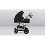 Carucior 2 in 1, Lionelo, Amber, Cadru aluminiu, Cu landou intarit si salteluta moale, Reversibil, Maner ajustabil, Huse pentru picioare, ploaie, Plasa de tantari, Geanta parinti, Pana la 22 kg, EN1888-1, EN1888-2, EN1466, Negru - 38