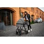 Carucior 2 in 1, Lionelo, Amber, Cadru aluminiu, Cu landou intarit si salteluta moale, Reversibil, Maner ajustabil, Huse pentru picioare, ploaie, Plasa de tantari, Geanta parinti, Pana la 22 kg, EN1888-1, EN1888-2, EN1466, Negru - 42