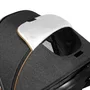 Carucior 3 in 1, Lionelo, Amber, Cadru aluminiu, Cu landou intarit si salteluta moale, Cu scoica auto testata ADAC, Reversibil, Cu accesorii, Geanta parinti, Pana la 22 kg, Gri Inchis - 39