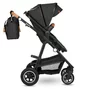 Carucior 3 in 1, Lionelo, Amber, Cadru aluminiu, Cu landou intarit si salteluta moale, Cu scoica auto testata ADAC, Reversibil, Cu accesorii, Geanta parinti, Pana la 22 kg, Gri Inchis - 21