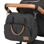 Carucior 3 in 1, Lionelo, Amber, Cadru aluminiu, Cu landou intarit si salteluta moale, Cu scoica auto testata ADAC, Reversibil, Cu accesorii, Geanta parinti, Pana la 22 kg, Gri Inchis - 40