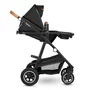 Carucior 3 in 1, Lionelo, Amber, Cadru aluminiu, Cu landou intarit si salteluta moale, Cu scoica auto testata ADAC, Reversibil, Cu accesorii, Geanta parinti, Pana la 22 kg, Gri Inchis - 25